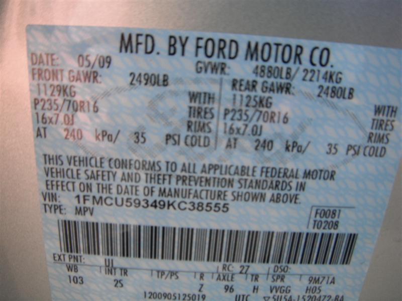 2009 Ford Escape Hybrid XLT 4WD Sport Utility  for sale in Brooklyn, NY