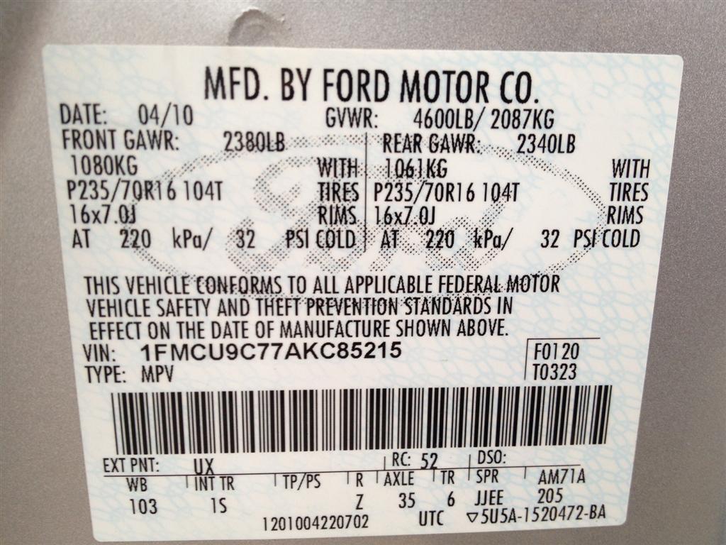 Pre-owned Car Escape XLSFord