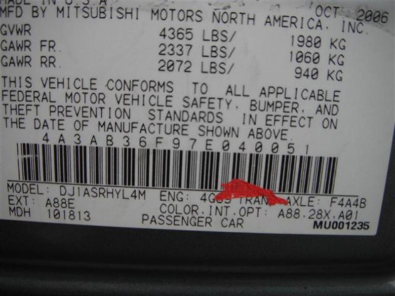 2007 Mitsubishi Galant Sedan for sale in Brooklyn, NY