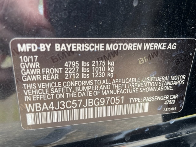 Used - BMW 4 Series 430i xDrive Gran Coupe AWD SEDAN for sale in Staten Island NY
