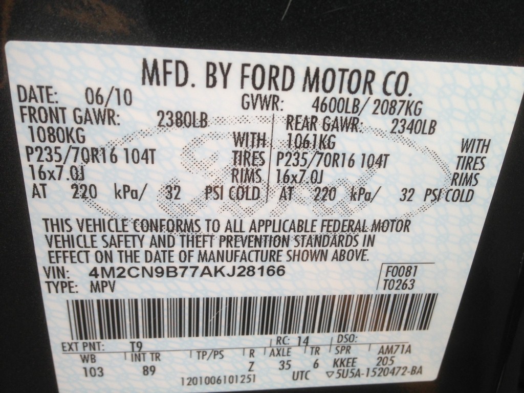 Pre-owned Car MarinerMercury