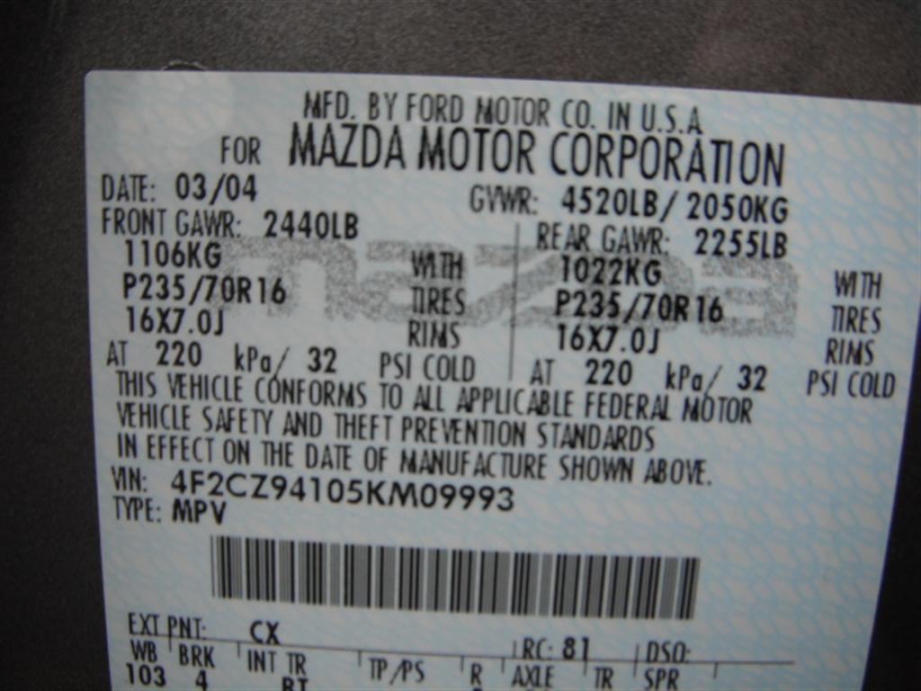 Pre-owned Car TributeMazda